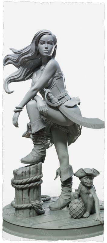 女海盗安娜·玛瑞亚-P站图纸收藏馆