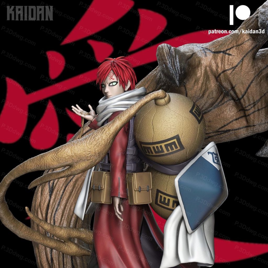 图片[2]-Kaidan 火影忍者我爱罗-P站图纸收藏馆