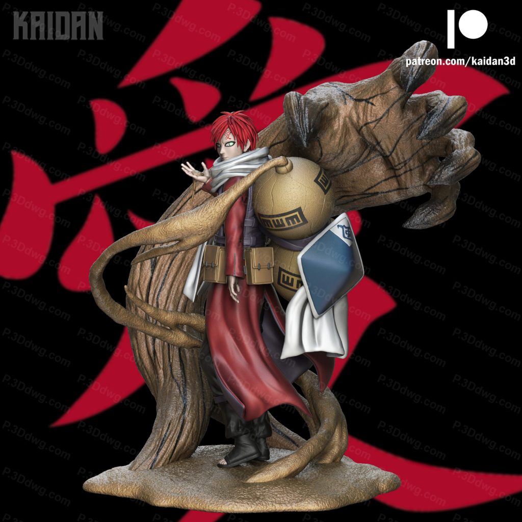 Kaidan 火影忍者我爱罗-P站图纸收藏馆