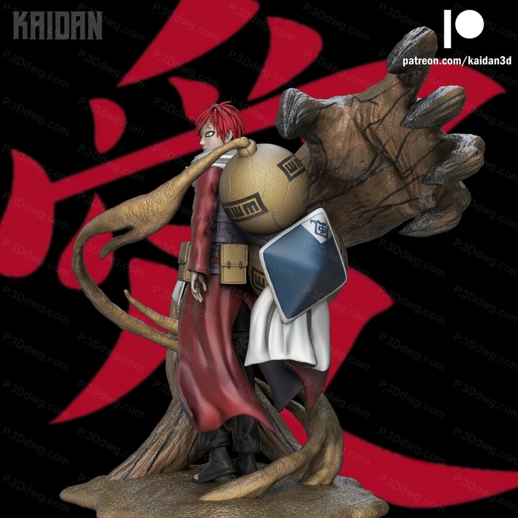 图片[3]-Kaidan 火影忍者我爱罗-P站图纸收藏馆