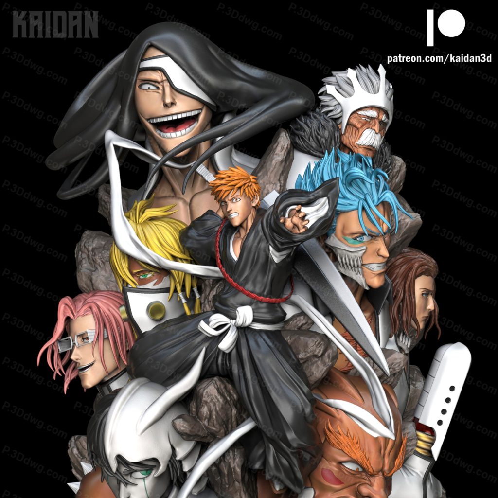 图片[4]-Kaidan 死神Ichigo对Espada-P站图纸收藏馆