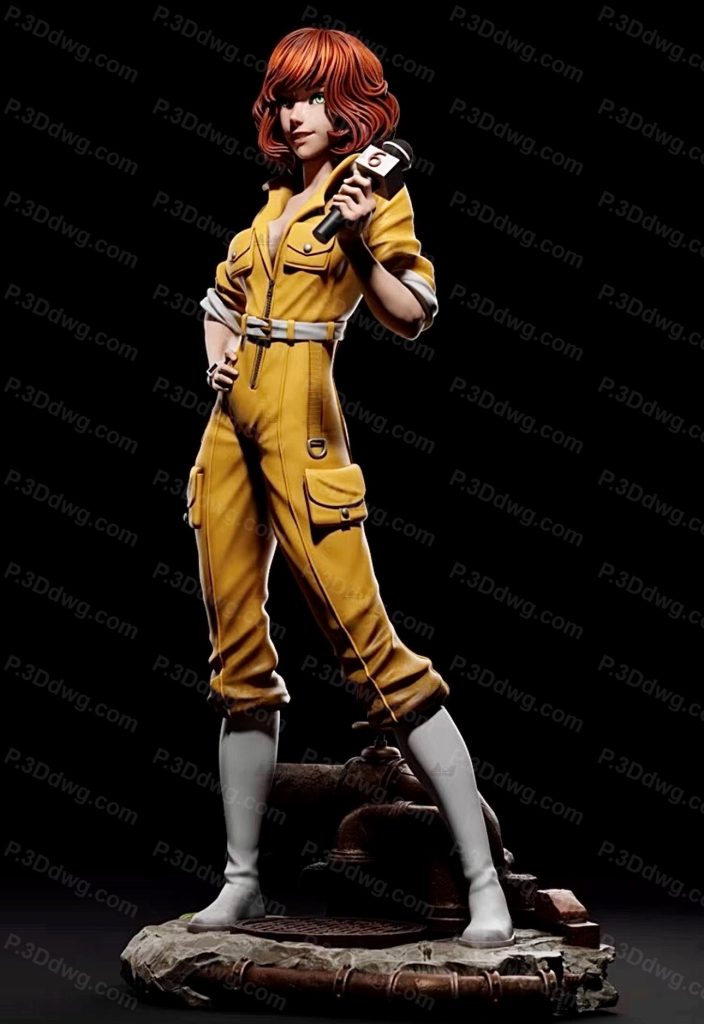 图片[3]-CA3D 忍者神龟 艾普莉尔·奥尼尔-P站图纸收藏馆