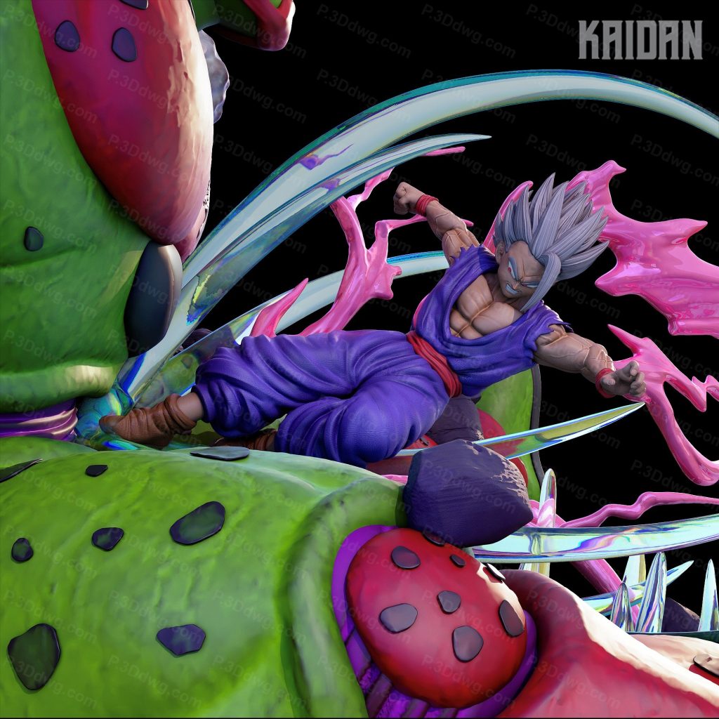 图片[3]-Kaidan 龙珠超级沙鲁V孙悟饭-P站图纸收藏馆