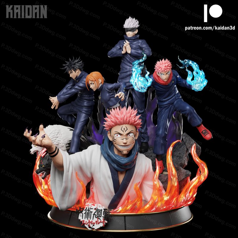 Kaidan 咒术回战人物-P站图纸收藏馆