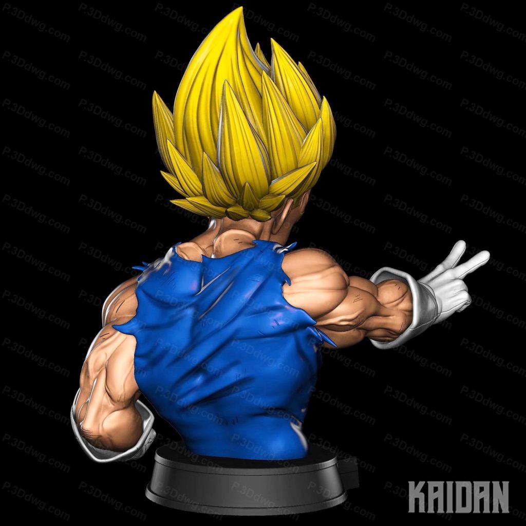 图片[5]-Kaidan 龙珠贝吉塔半身像-P站图纸收藏馆