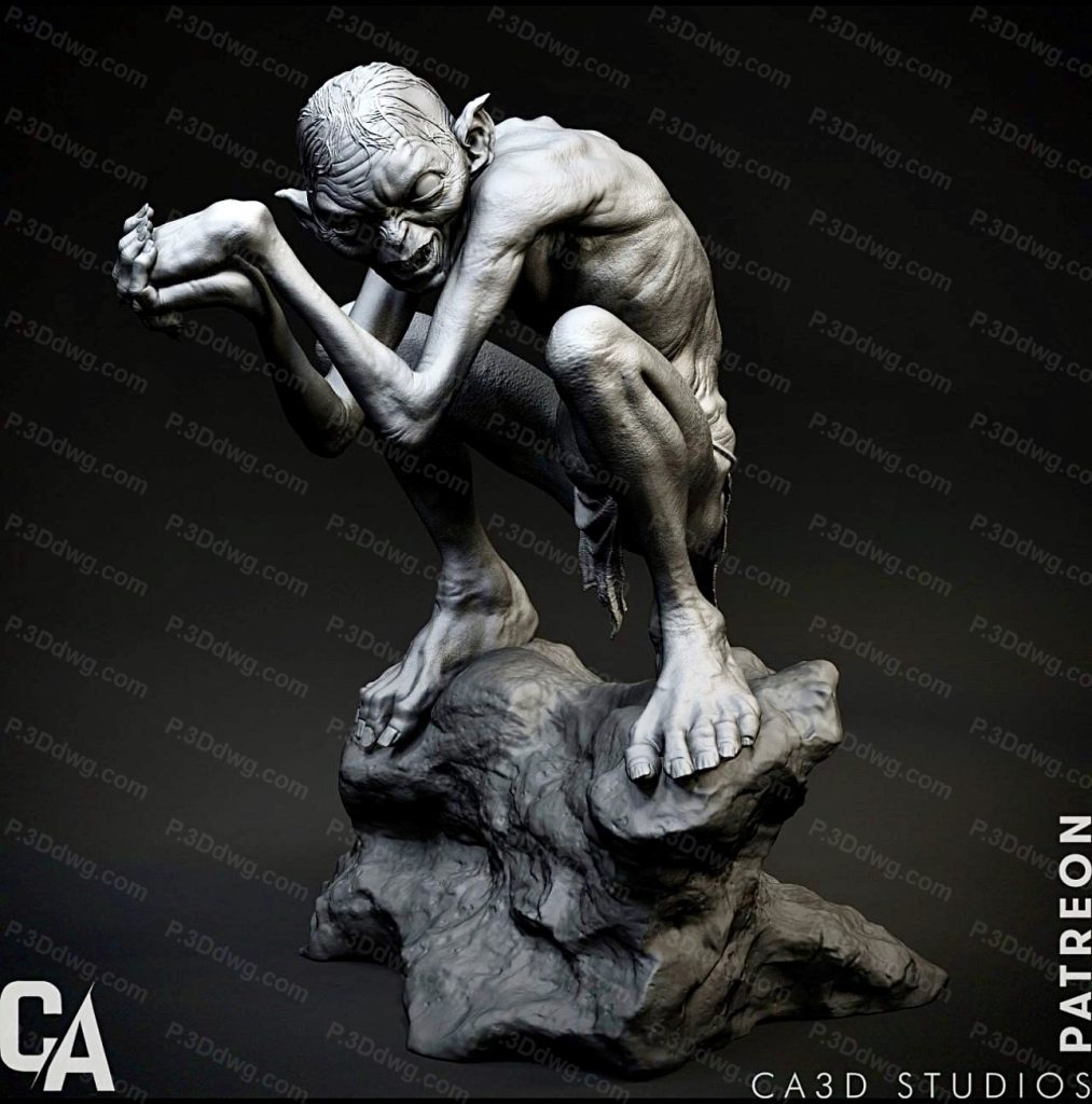 图片[2]-CA3D 魔戒 咕噜-P站图纸收藏馆