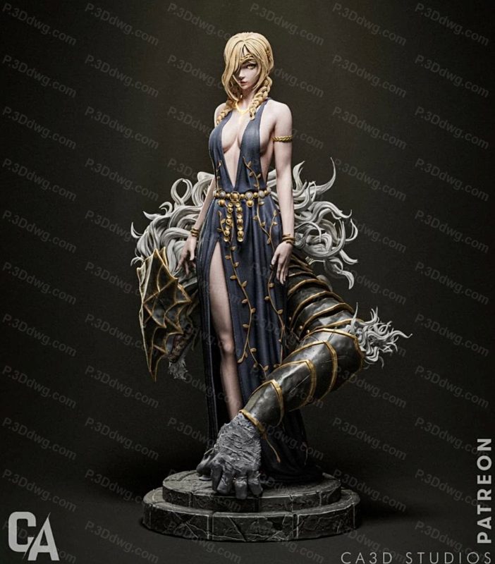 CA3D 艾尔登法环 永恒女王 玛莉卡-P站图纸收藏馆