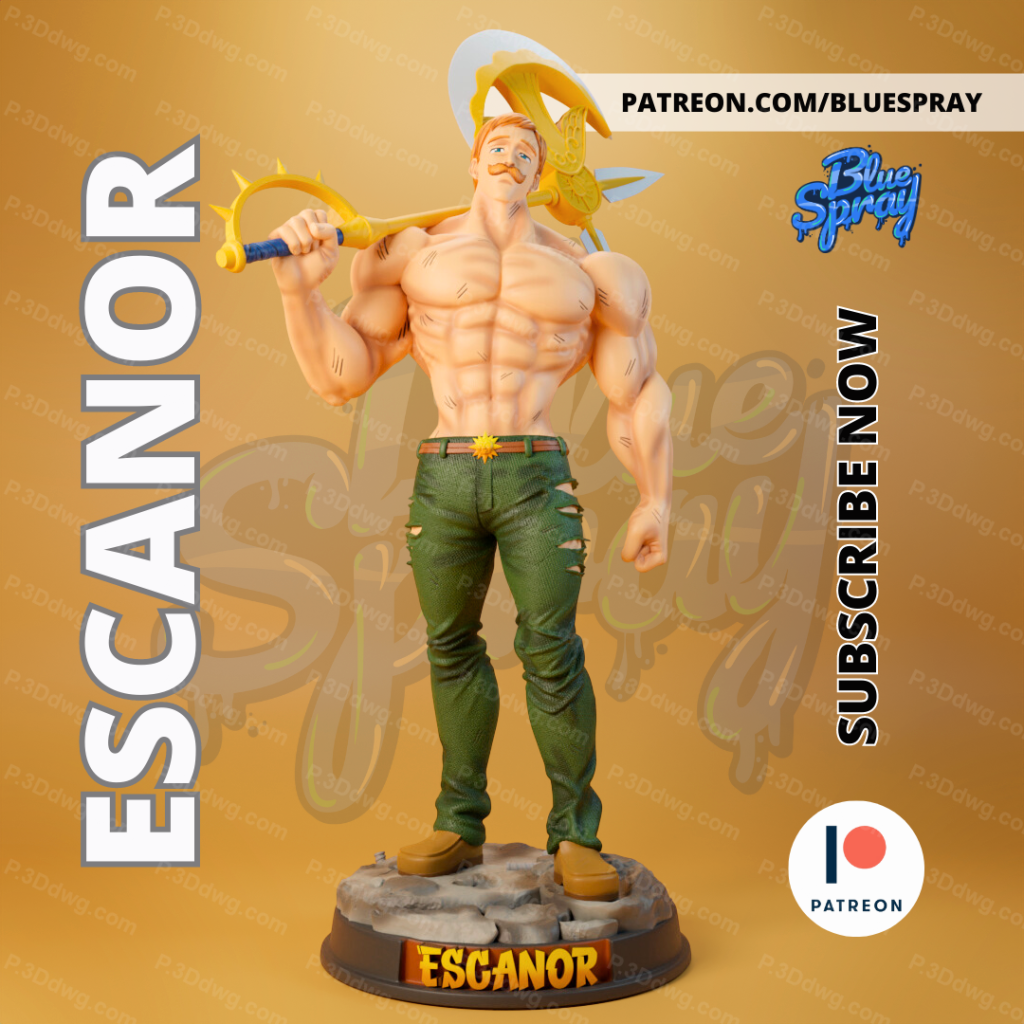 Blue Spray 七大罪 艾斯卡诺-P站图纸收藏馆