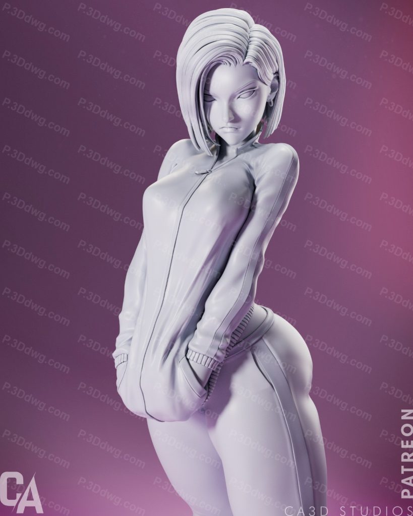 图片[2]-CA3D 龙珠 人造人18号-P站图纸收藏馆