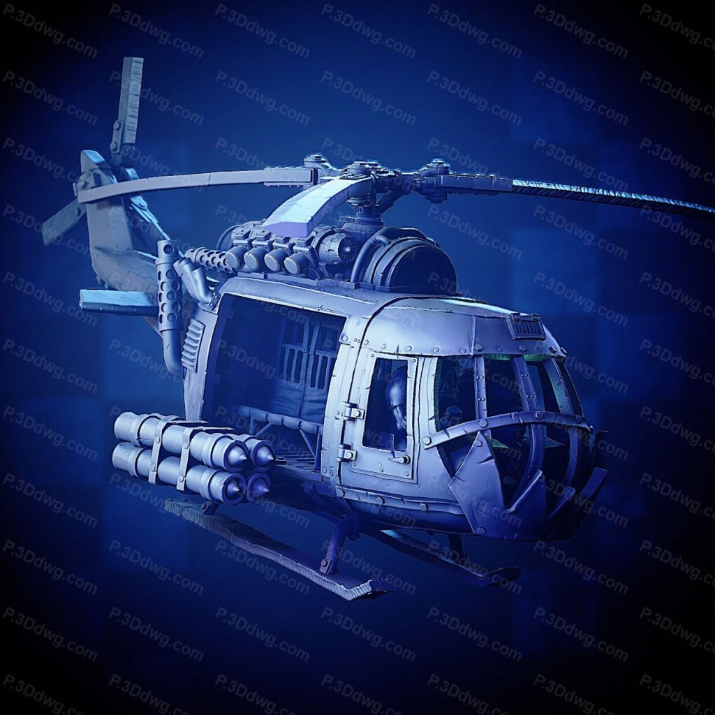 直升机-P站图纸收藏馆