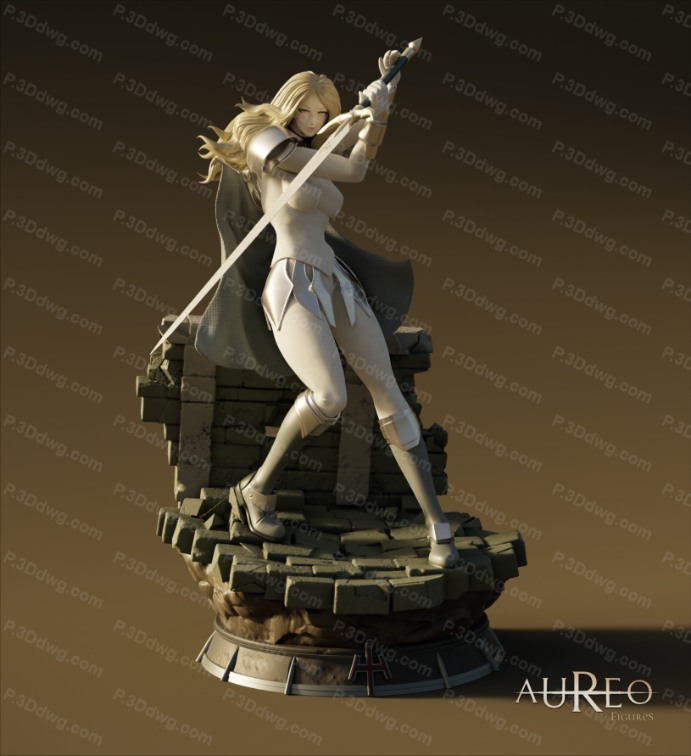 图片[2]-大剑 迪妮莎-P站图纸收藏馆