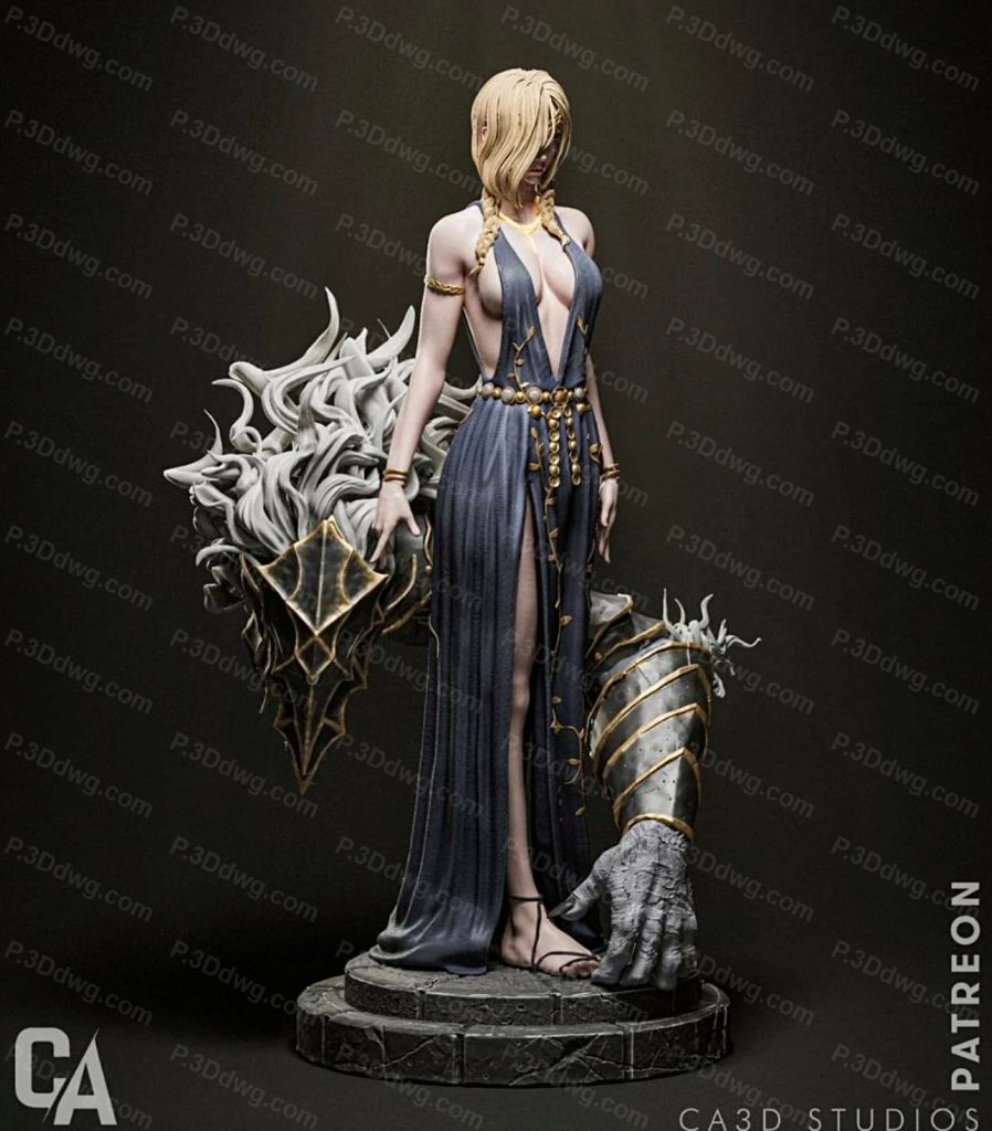 图片[4]-CA3D 艾尔登法环 永恒女王 玛莉卡-P站图纸收藏馆