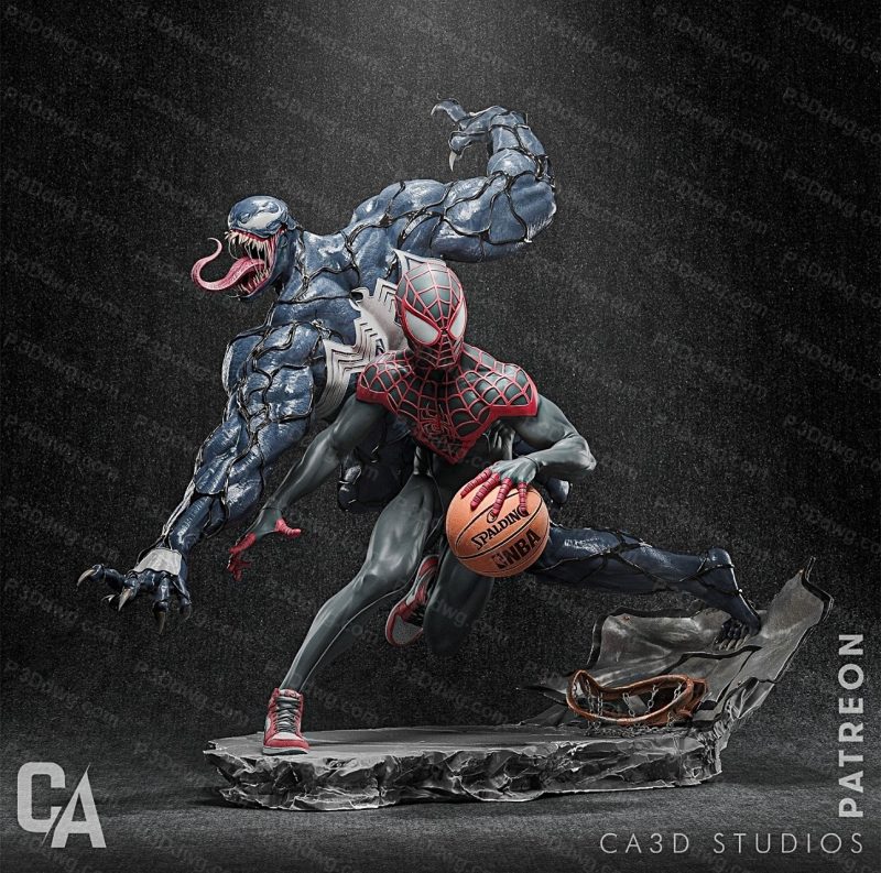 CA3D 漫威 蜘蛛侠和毒液-P站图纸收藏馆