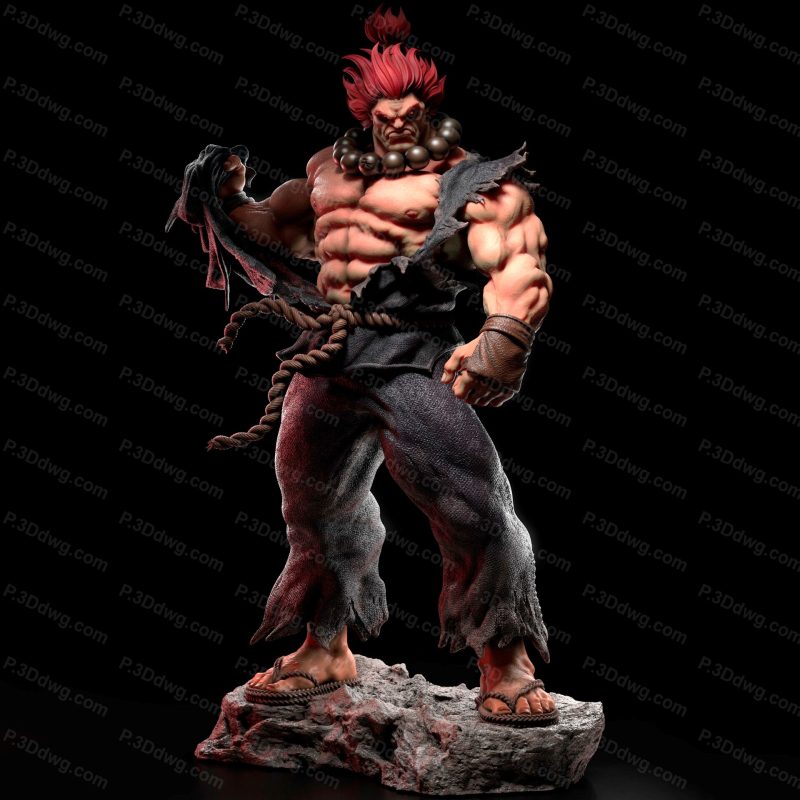 CA3D 铁拳 豪鬼-P站图纸收藏馆