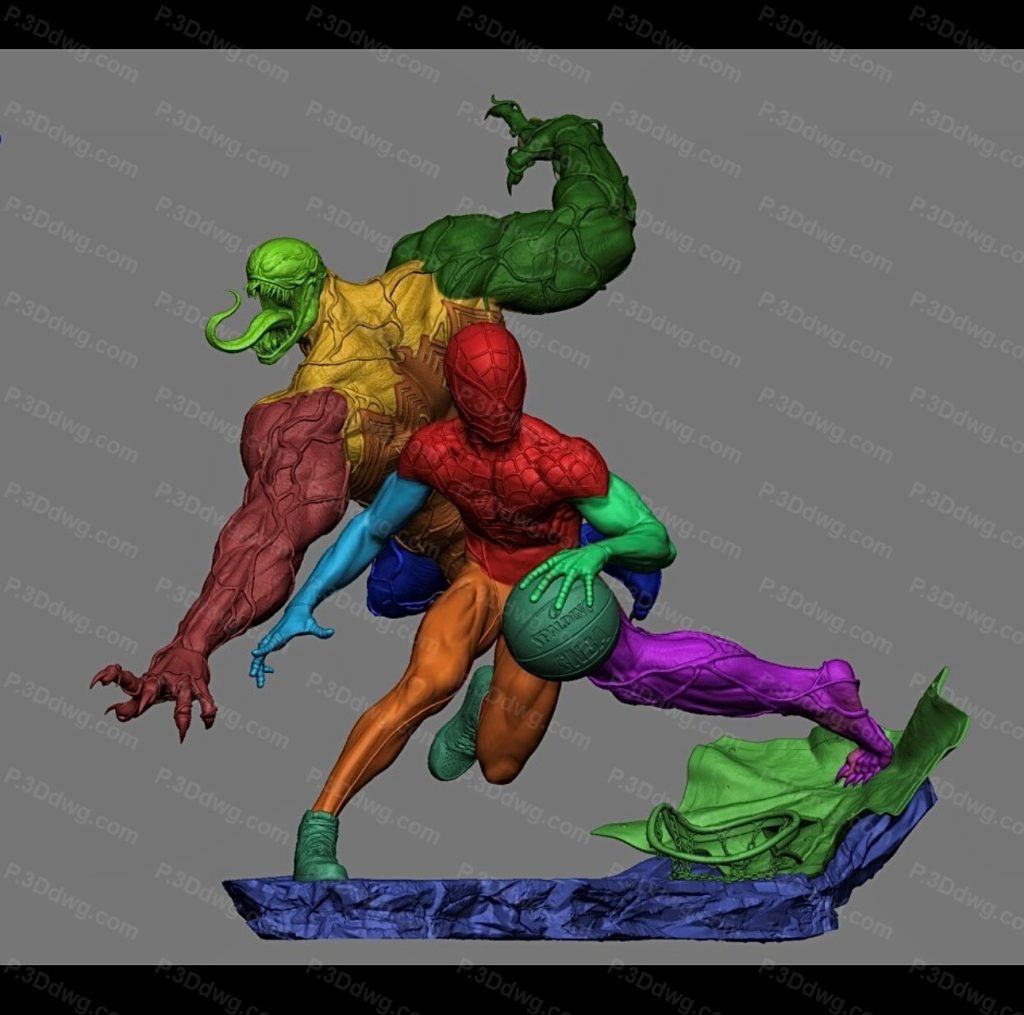 图片[7]-CA3D 漫威 蜘蛛侠和毒液-P站图纸收藏馆