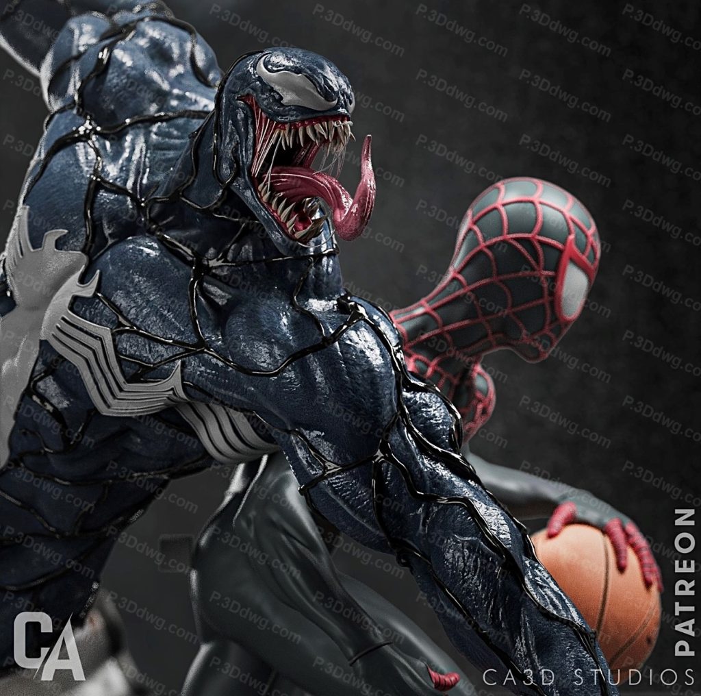 图片[5]-CA3D 漫威 蜘蛛侠和毒液-P站图纸收藏馆