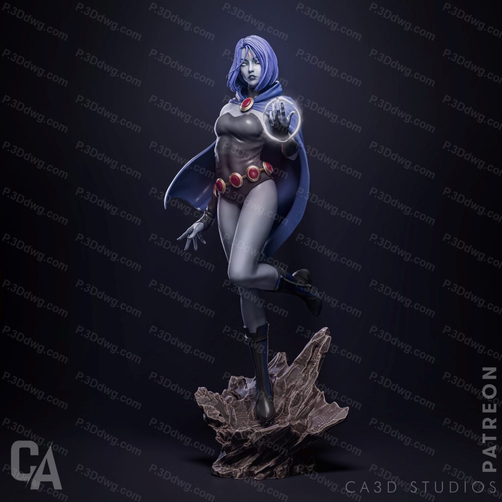 图片[3]-CA3D DC漫画 渡鸦-P站图纸收藏馆