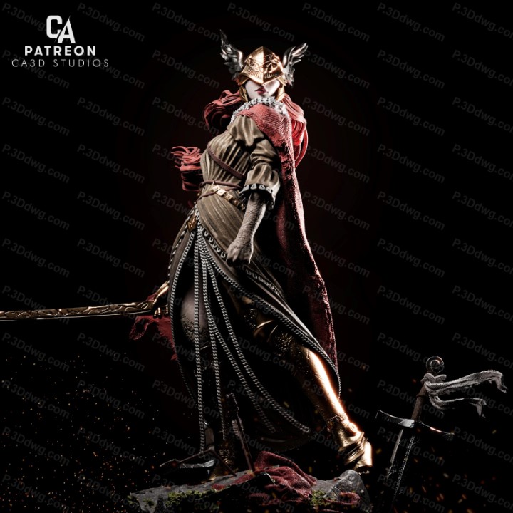 CA3D 艾尔登法环 玛莲妮亚-P站图纸收藏馆