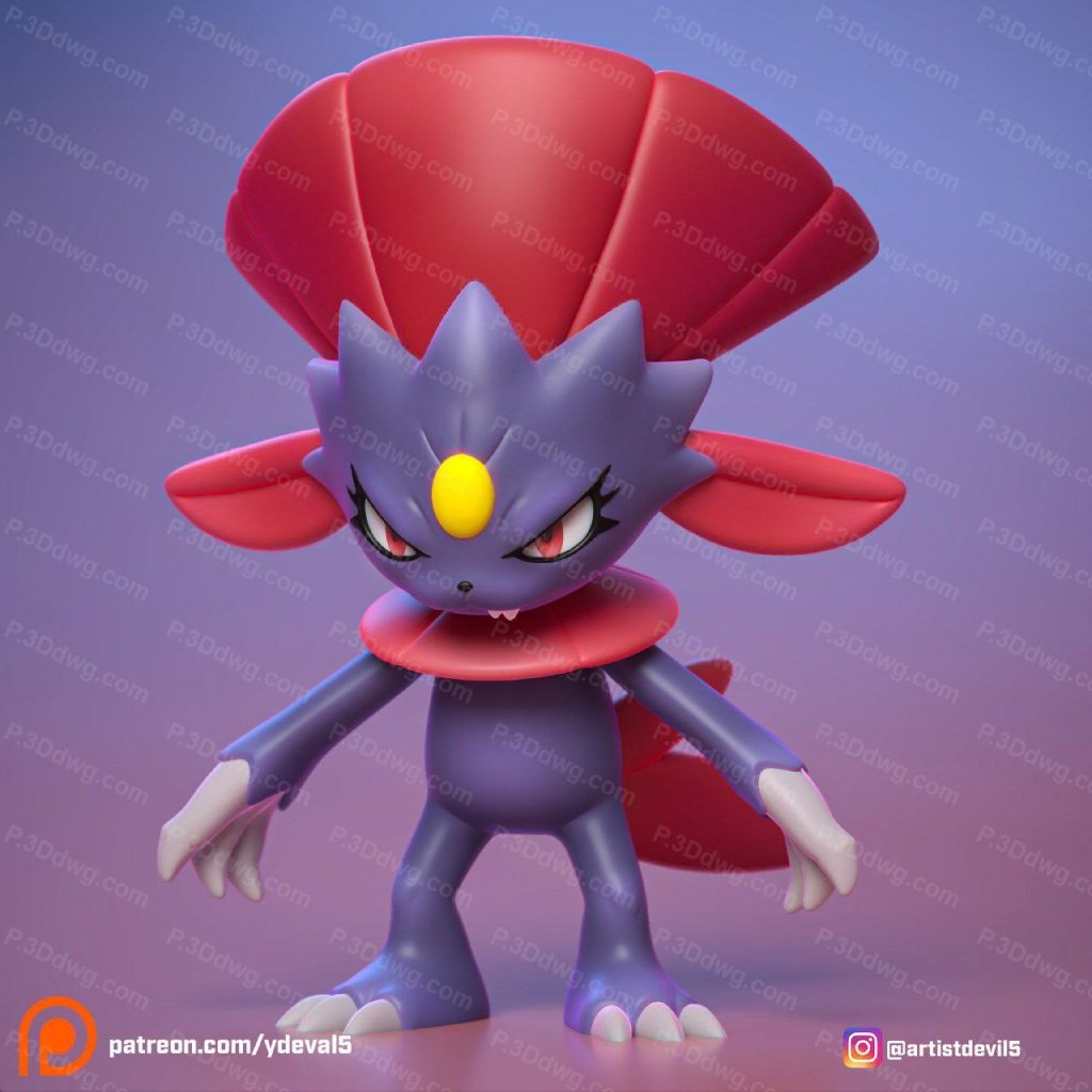 图片[2]-精灵宝可梦 狃拉-P站图纸收藏馆