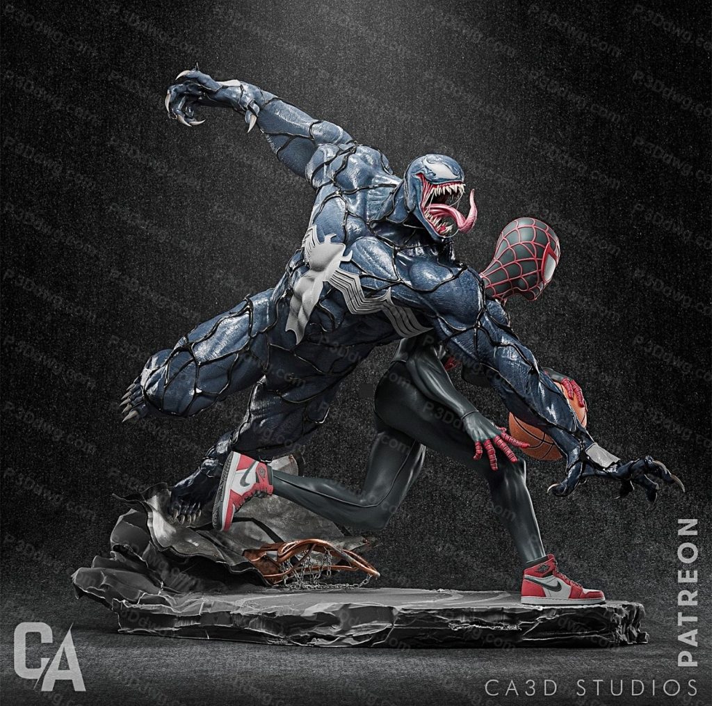 图片[4]-CA3D 漫威 蜘蛛侠和毒液-P站图纸收藏馆