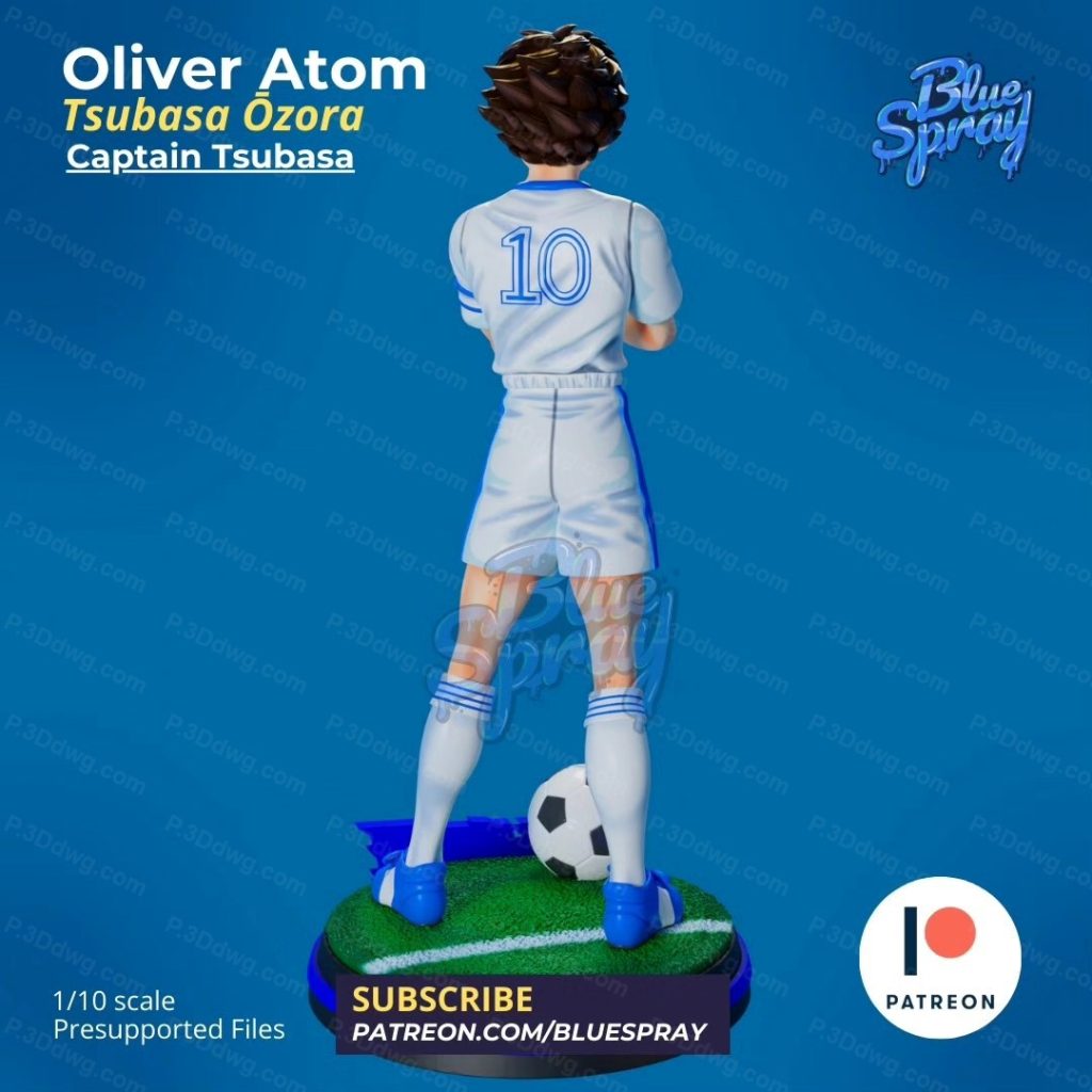 图片[4]-Blue Spray 足球小将 大空翼-P站图纸收藏馆