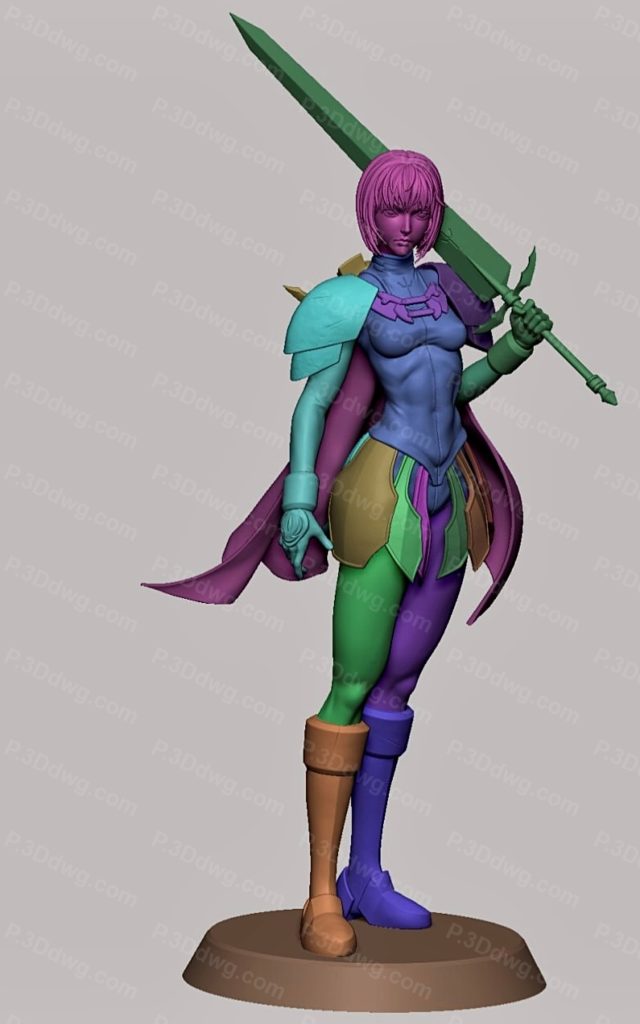 图片[5]-CA3D 大剑 古妮雅-P站图纸收藏馆