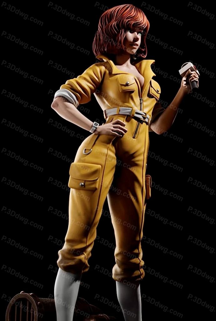 图片[4]-CA3D 忍者神龟 艾普莉尔·奥尼尔-P站图纸收藏馆