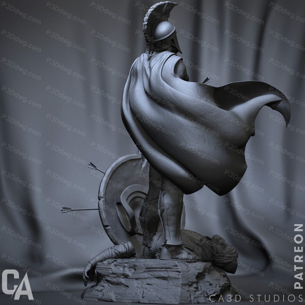 图片[5]-CA3D 斯巴达国王 莱奥尼达斯-P站图纸收藏馆