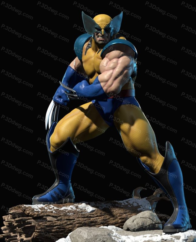 漫威 金钢狼-P站图纸收藏馆