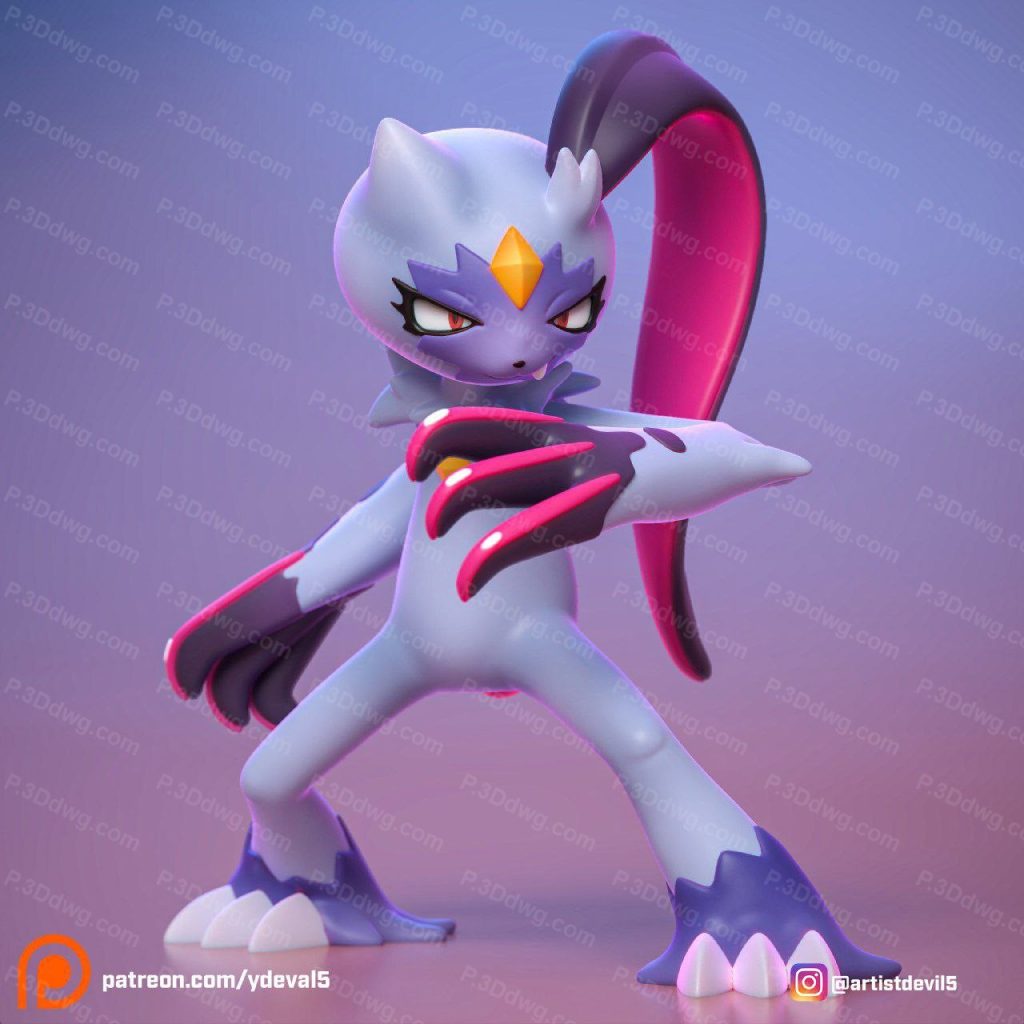 图片[1]-精灵宝可梦 狃拉-P站图纸收藏馆