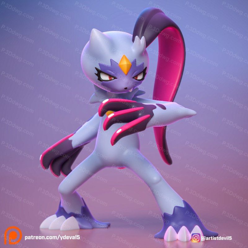 精灵宝可梦 狃拉-P站图纸收藏馆