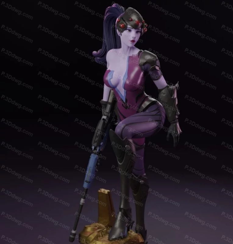 守望先锋 黑百合-P站图纸收藏馆