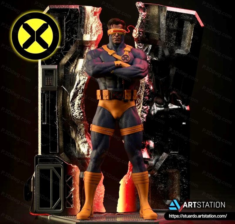 漫威X战警 镭射眼 来自阿尔瓦罗·斯图亚多-P站图纸收藏馆