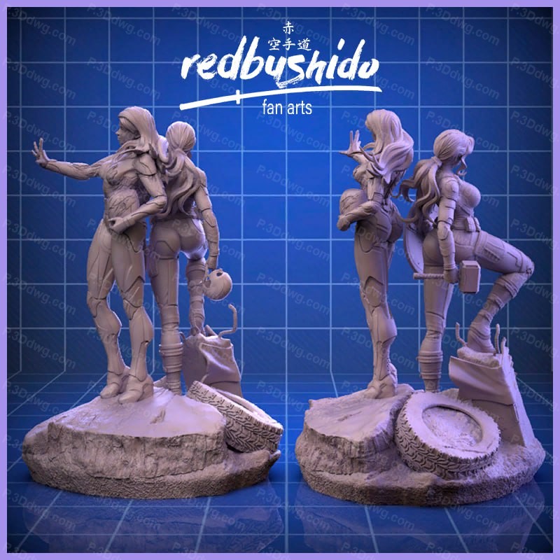 图片[5]-漫威 女版美国队长和女版钢铁侠-P站图纸收藏馆