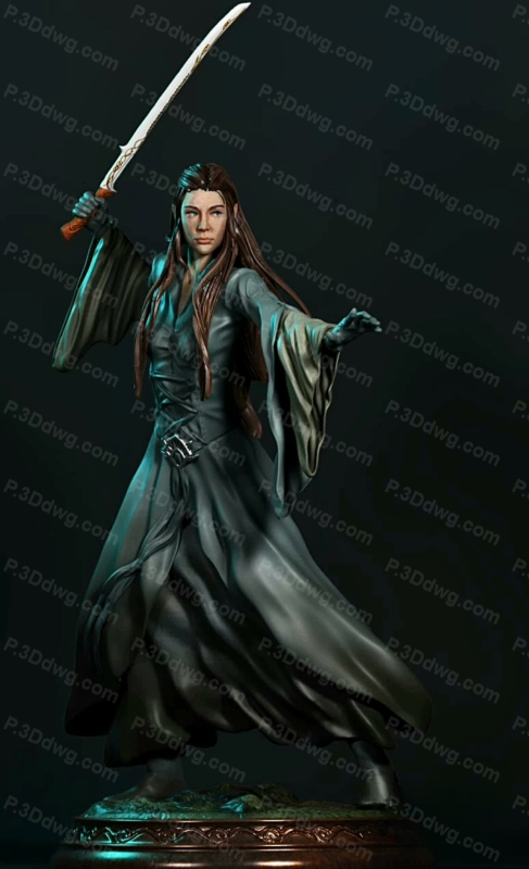 CA3D 魔戒 阿尔温-P站图纸收藏馆