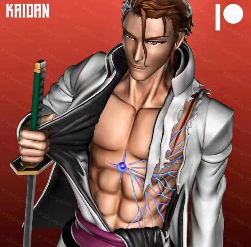 Kaidan 死神爱染砂助半身像-P站图纸收藏馆
