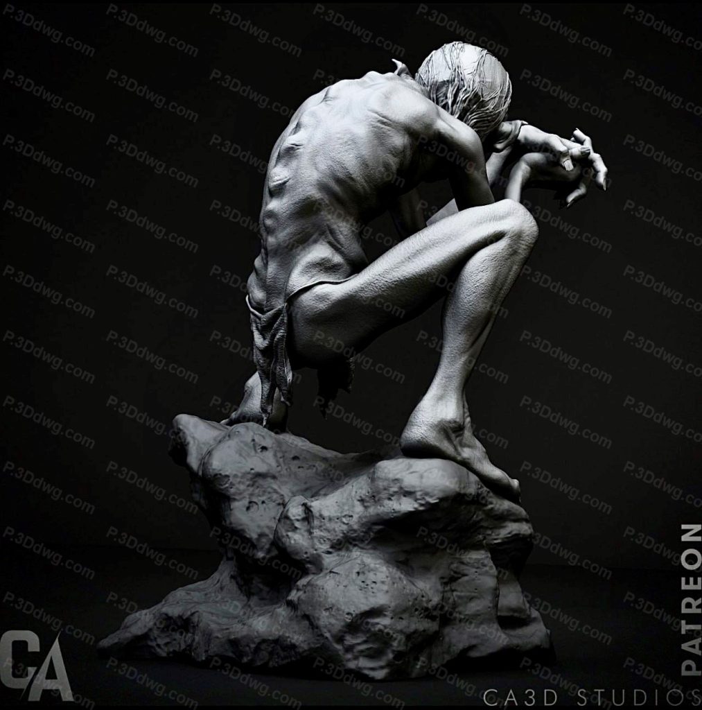 图片[4]-CA3D 魔戒 咕噜-P站图纸收藏馆