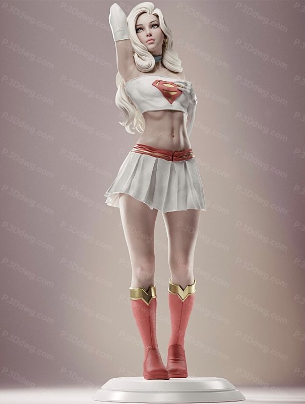 CA3D 漫威 超级少女 Supergirl-P站图纸收藏馆