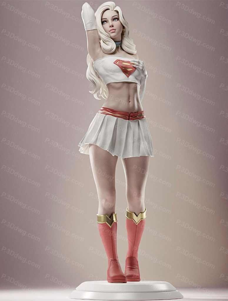 CA3D 漫威 超级少女 Supergirl-P站图纸收藏馆