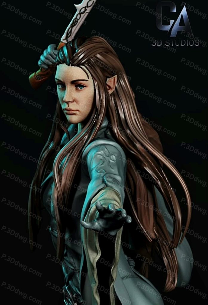 图片[2]-CA3D 魔戒 阿尔温-P站图纸收藏馆