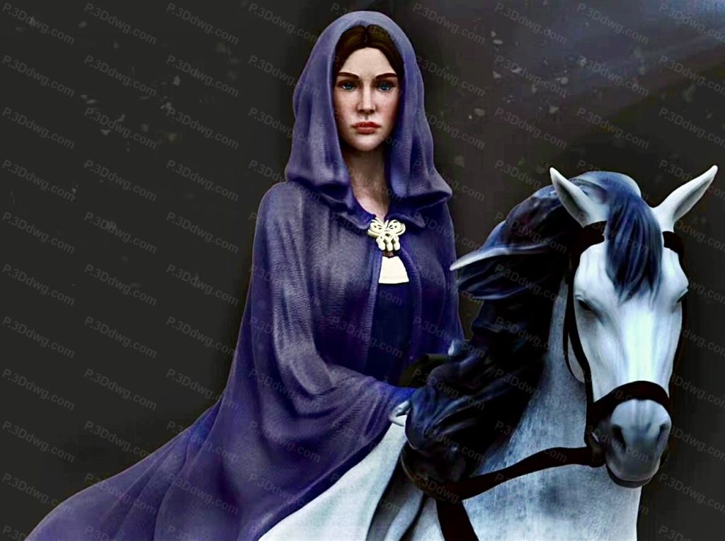 图片[2]-CA3D 魔戒 阿尔温-P站图纸收藏馆