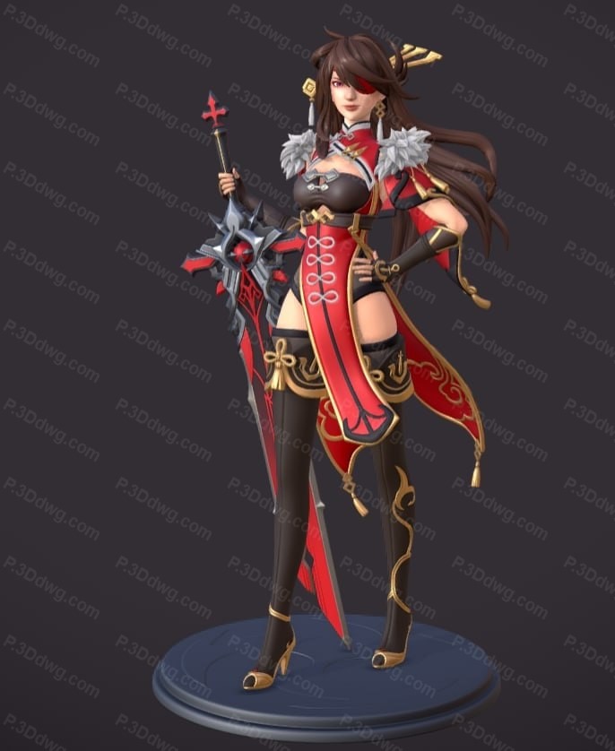 原神 北斗-P站图纸收藏馆