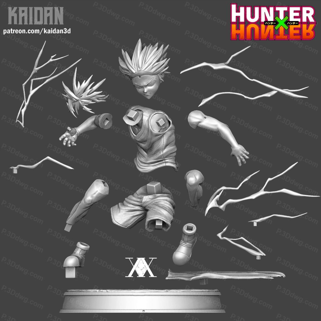 图片[3]-Kaidan 全职猎人 奇犽·揍敌客-P站图纸收藏馆