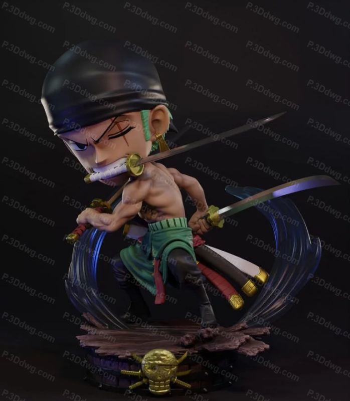 海贼王 罗罗诺亚·索隆-P站图纸收藏馆