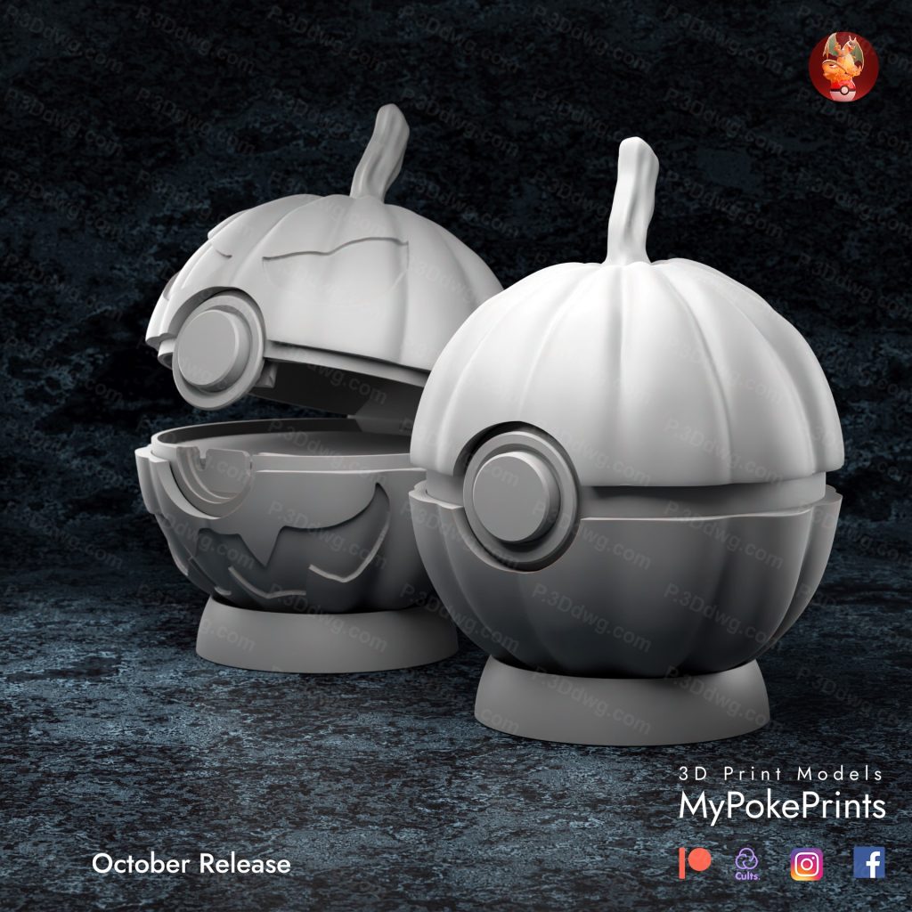 图片[2]-口袋妖怪 南瓜精灵球-P站图纸收藏馆