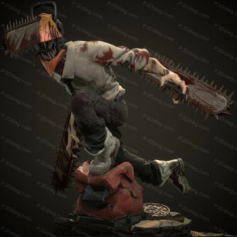 电锯人 电次-P站图纸收藏馆