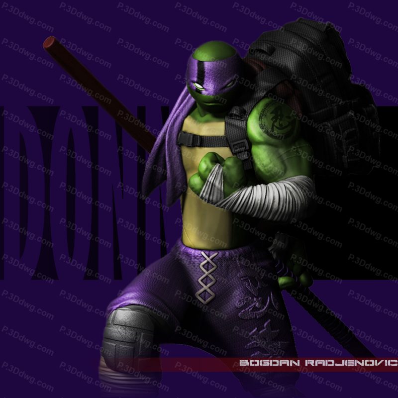 忍者神龟 多纳泰罗-P站图纸收藏馆