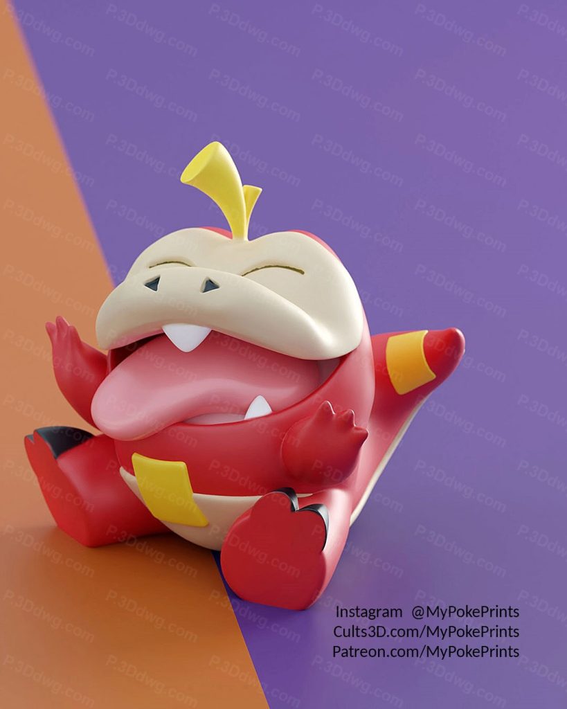 图片[2]-口袋妖怪 呆火鳄-P站图纸收藏馆