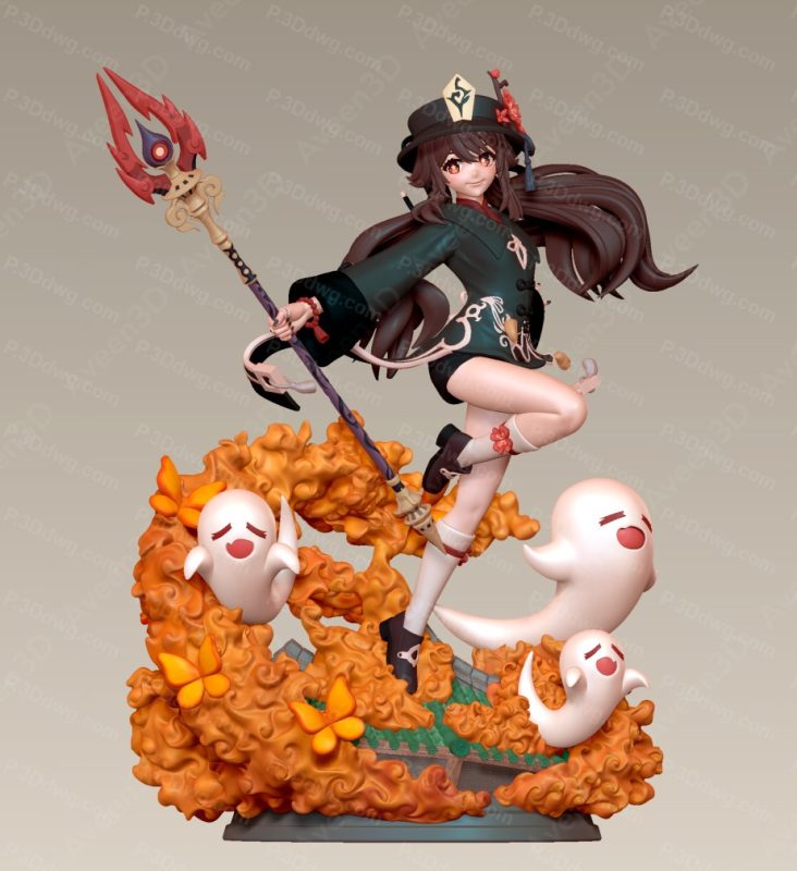 原神 胡桃-P站图纸收藏馆