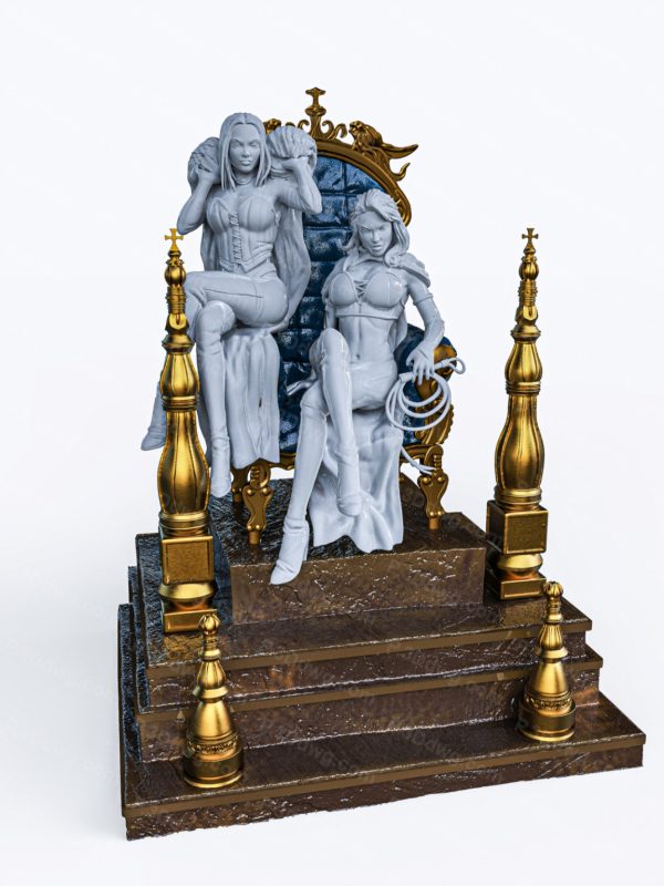 漫威 X战警 黑凤凰和白皇后-P站图纸收藏馆